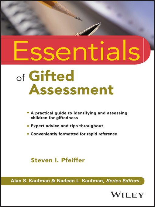 Cover image for Essentials of Gifted Assessment